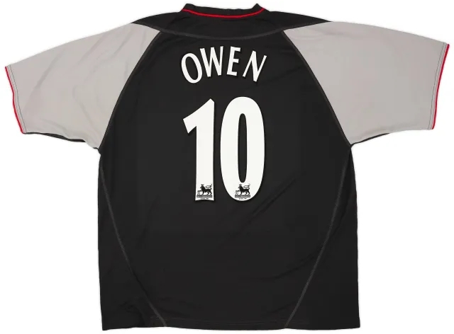 Reebok 2002-04 Liverpool Away Shirt Owen #10 - 9/10 - (XL)