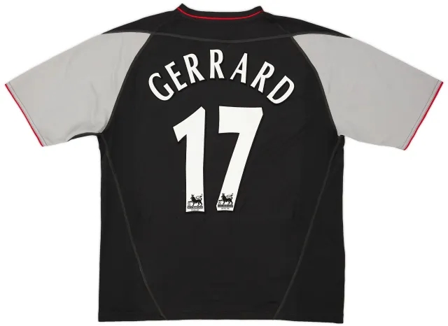 Reebok 2002-04 Liverpool Away Shirt Gerrard #8 - 7/10 - (L)