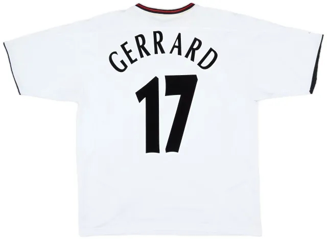 Reebok 2003-04 Liverpool Away Shirt Gerrard #17 - 5/10 - (XL)