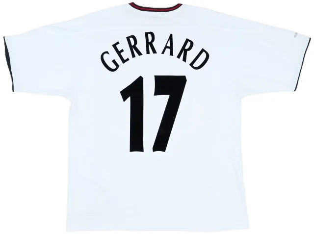 Reebok 2003-04 Liverpool Away Shirt Gerrard #17 - 7/10 - (L)