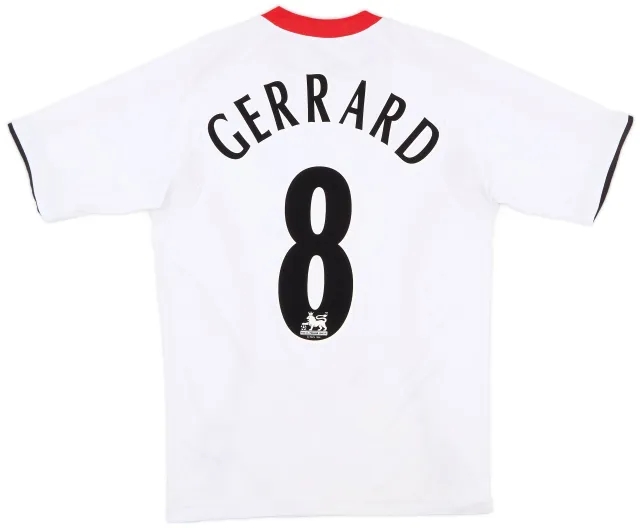 Reebok 2005-06 Liverpool Away Shirt Gerrard #8 - 5/10 - (S)