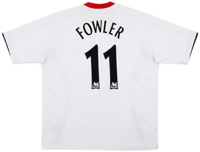 Reebok 2005-06 Liverpool Away Shirt Fowler #11 - 8/10 - (XXL)