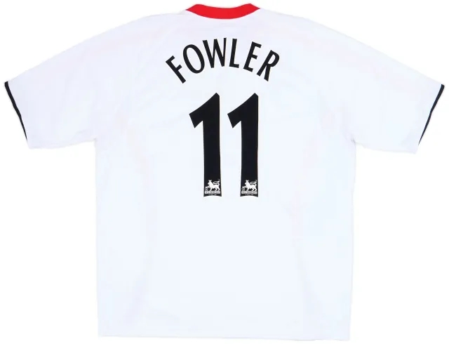 Reebok 2005-06 Liverpool Away Shirt Fowler #11 - 9/10 - (XL)
