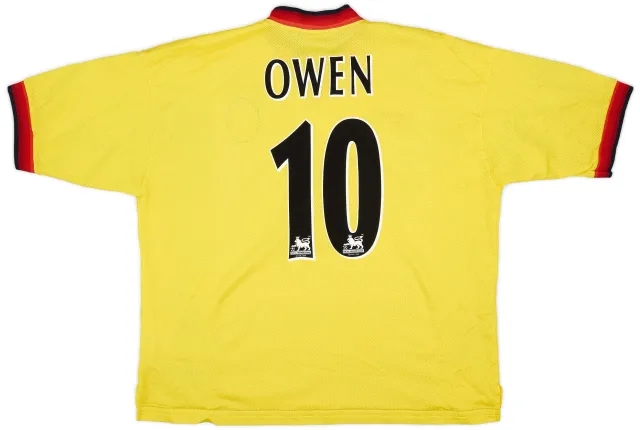 Reebok 1997-99 Liverpool Away Shirt Owen #10 - 9/10 - (XXL)