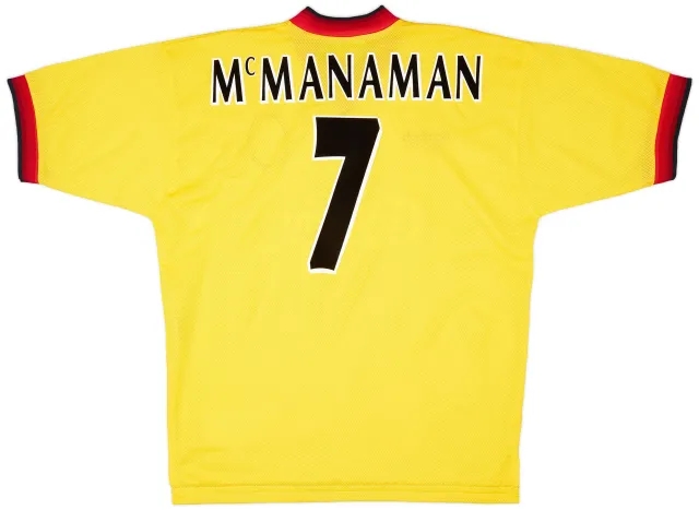 Reebok 1997-99 Liverpool Away Shirt McManaman #7 - 10/10 - (L)