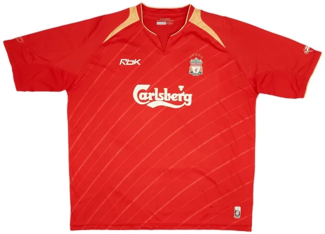 Reebok 2005-06 Liverpool CL Home Shirt - 5/10 - (XXL)