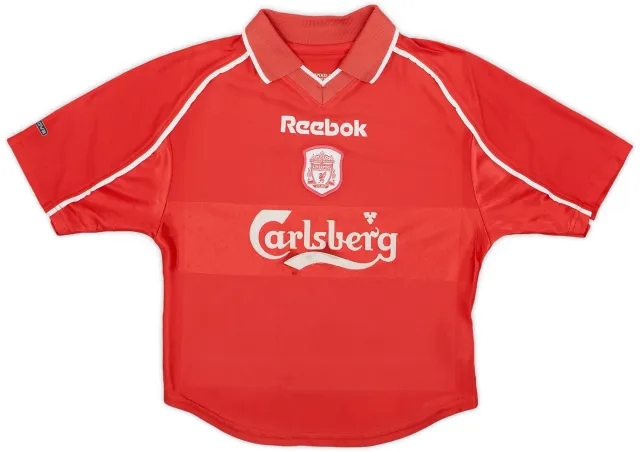 Reebok 2000-02 Liverpool Home Shirt - 5/10 - (XS.Boys)