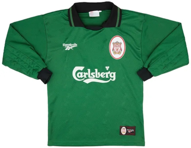Reebok 1996-97 Liverpool GK Shirt - 9/10 - (S)