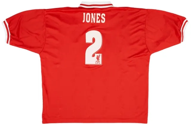 Reebok 1996-98 Liverpool Home Shirt Jones #2 - 9/10 - (XXL)