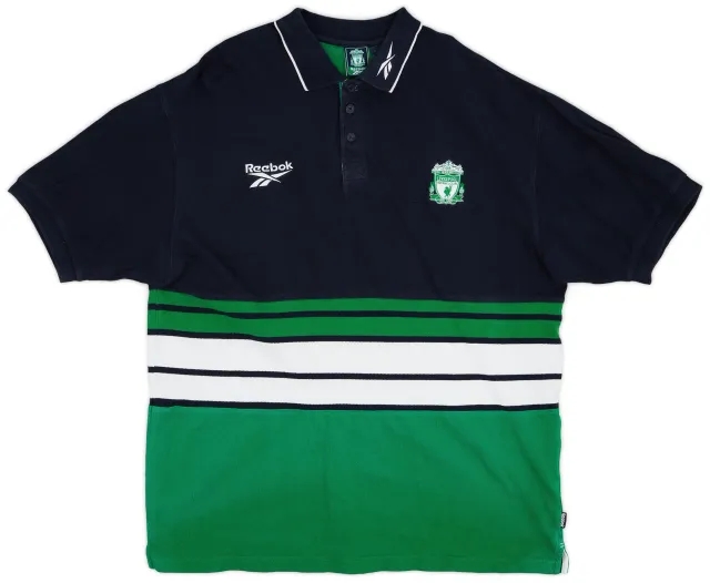1999-00 Liverpool Reebok Polo Shirt - 9/10 - (L)
