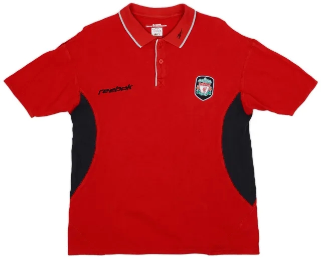 2002-04 Liverpool Reebok Polo Shirt - 9/10 - (S)