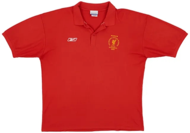 2005-06 Liverpool 'Istanbul 2005' Reebok Polo Shirt - 6/10 - (XL)
