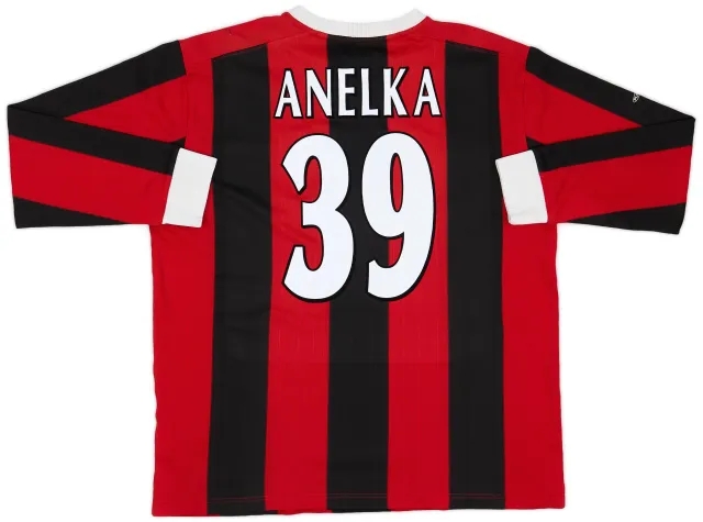 Reebok 2003-04 Manchester City Away L/S Shirt Anelka #39 - 6/10 - (XL)