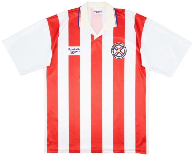 Reebok 1998-99 Paraguay Home Shirt - 8/10 - (XL)