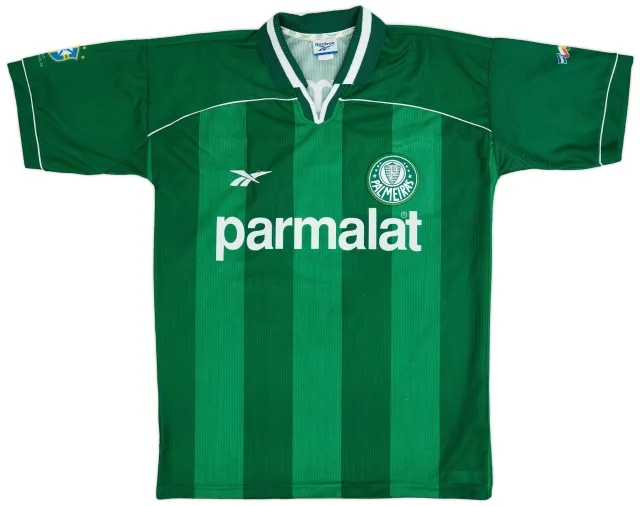 Reebok 1998 Palmeiras Home Shirt #9 - 9/10 - (XL)