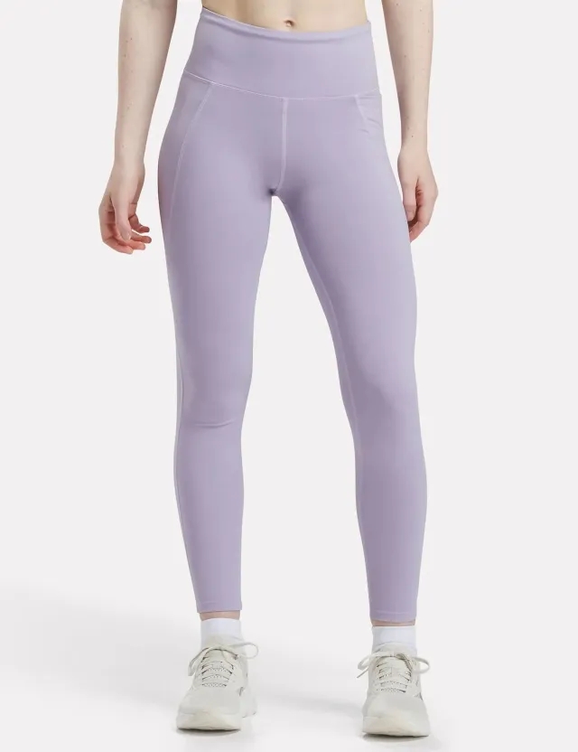 Reebok Women's Lux High Waisted Leggings - Dusk Purple -  Size: XS