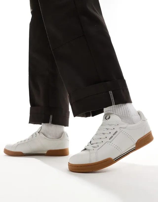 Fred Perry B722 - Cream - Mens