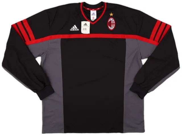 2000-02 AC Milan Player Issue adidas Training L/S Shirt (XL)