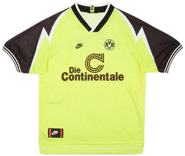 Nike 1995-96 Borussia Dortmund Home Shirt - 8/10 - (XL.Boys)