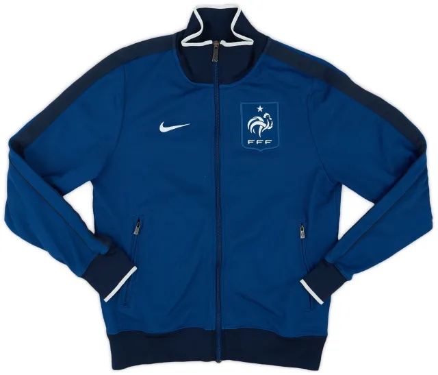 2011-12 France Nike N98 Track Jacket - 8/10 - (S)