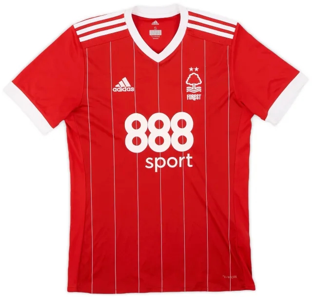 adidas 2017-18 Nottingham Forest Home Shirt - 7/10 - (S)