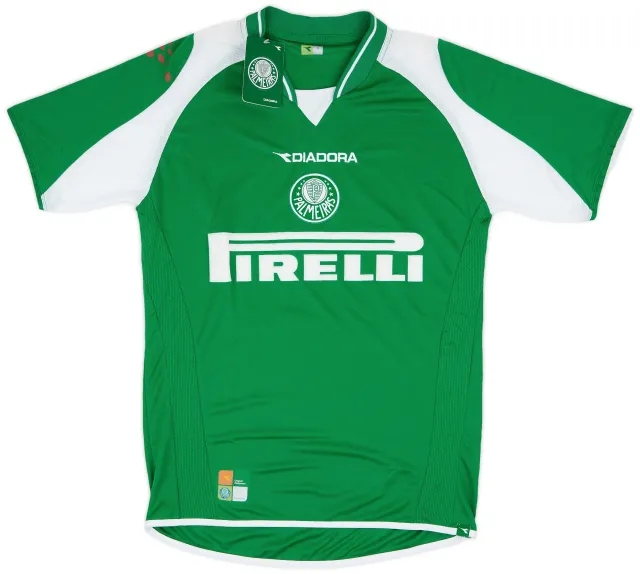 Diadora 2003 Palmeiras Home Shirt #8 (S)