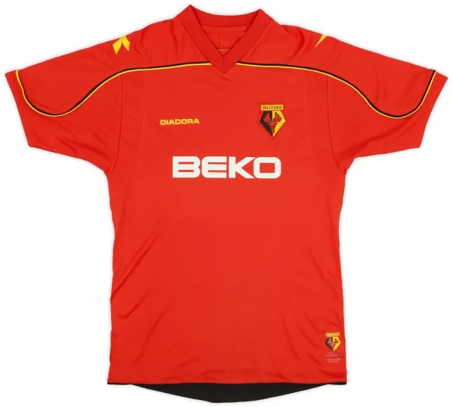 Diadora 2008-09 Watford Away Shirt - 6/10 - (L.Boys)