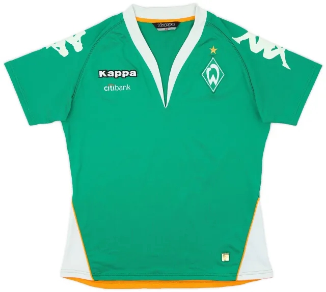 Kappa 2007-08 Werder Bremen Home Shirt - 7/10 - (Women's M)