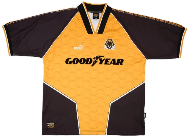 Puma 1996-98 Wolves Home Shirt - 9/10 - (XL)