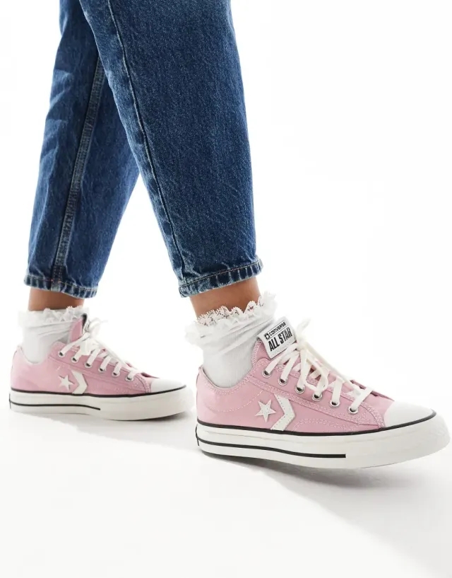 Converse Star Player 76 Ox Trainer In Pink