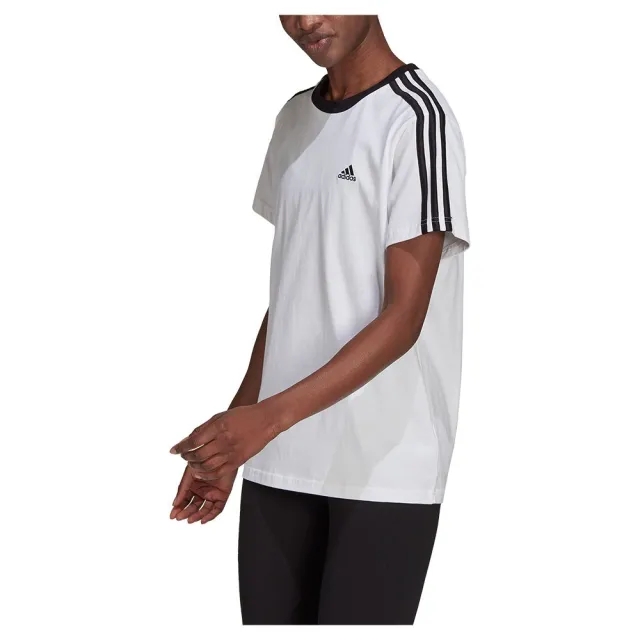 Manchester United x adidas Womens Essentials 3-Stripes T-Shirt White