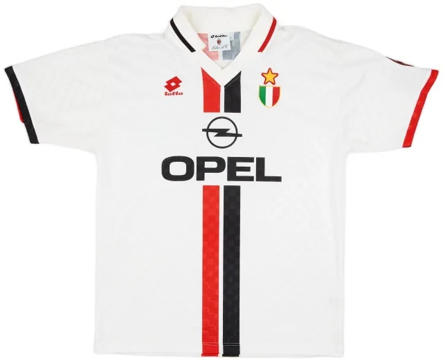 Lotto 1995-96 AC Milan Away Shirt - 9/10 - (XL)