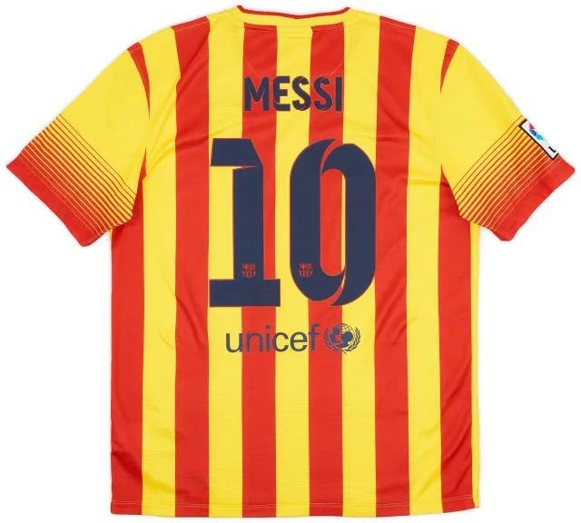 Nike 2013-15 Barcelona Away Shirt Messi #10 - 9/10 - (L)