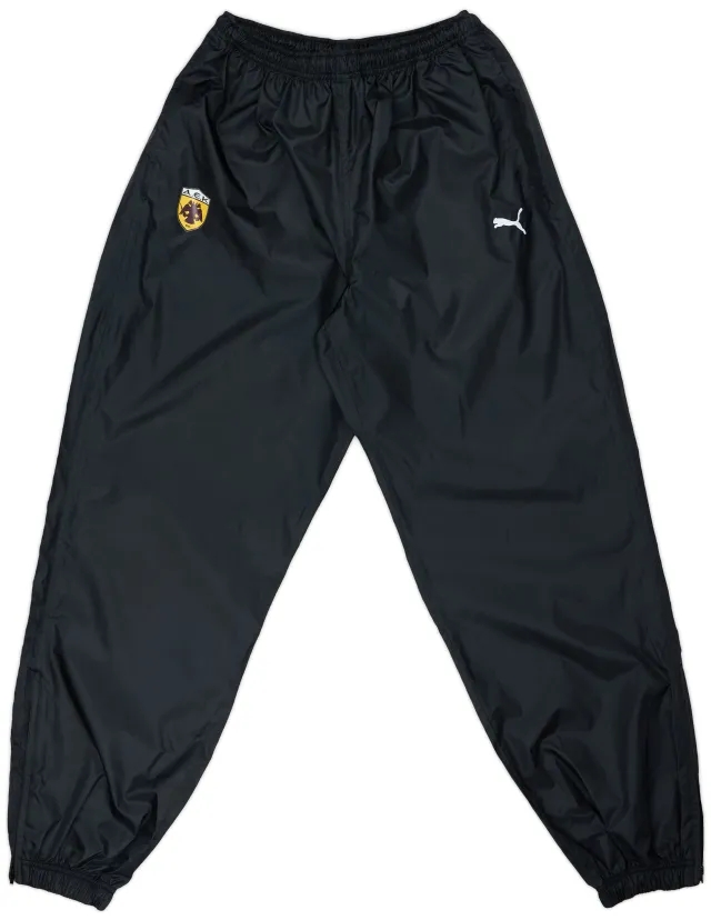 2007-08 AEK Athens Puma Training Pants/Bottoms - 9/10 - (S)