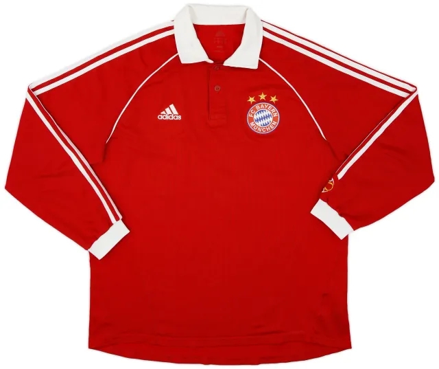 adidas 2006-07 Bayern Munich Home L/S Shirt - 8/10 - (XL)