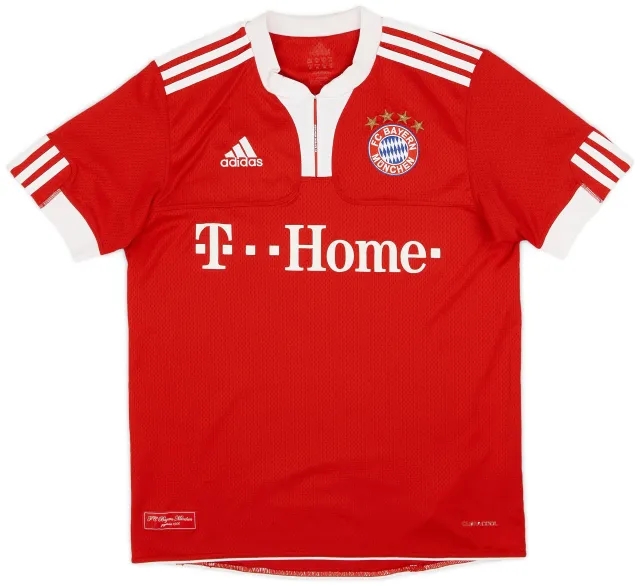 adidas 2009-10 Bayern Munich Home Shirt - 8/10 - (XL.Boys)