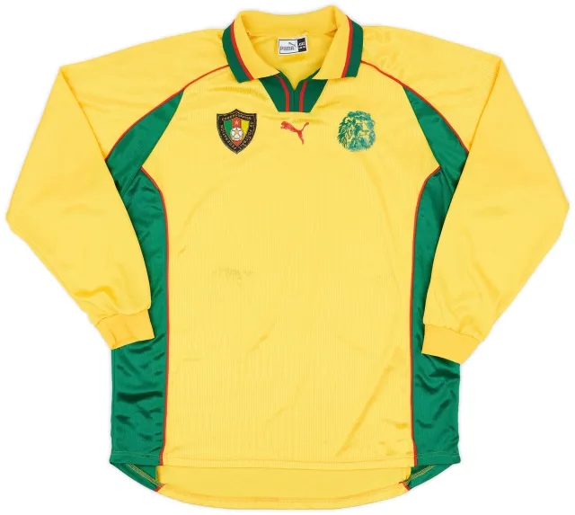 Puma 1998-00 Cameroon Away L/S Shirt - 5/10 - (XXL)