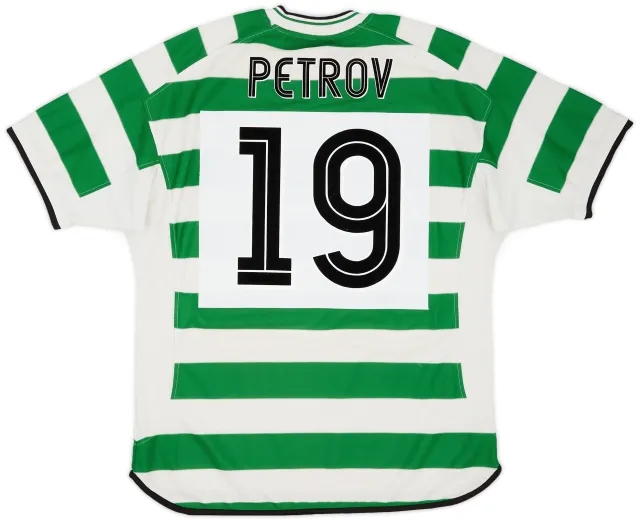 Umbro 2001-03 Celtic Home Shirt Petrov #19 - 7/10 - (XL)