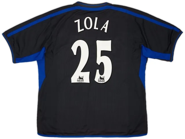 Umbro 2002-04 Chelsea Away Shirt Zola #25 - 7/10 - (XXL)