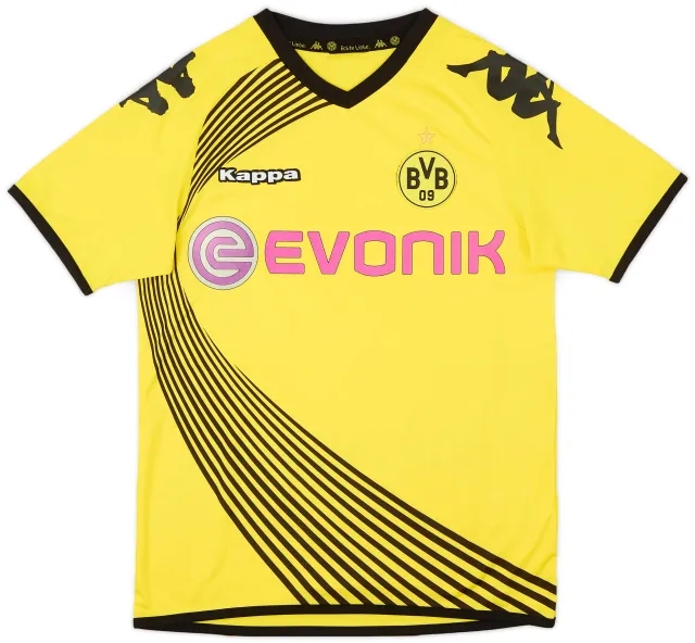 Kappa 2011-12 Borussia Dortmund European Home Shirt - 8/10 - (XL.Boys)