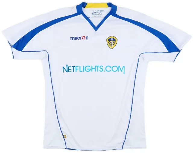 Macron 2008-09 Leeds United Home Shirt #9 - 8/10 - (XL)