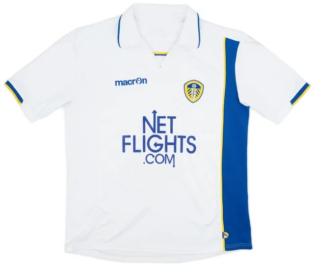 Macron 2009-10 Leeds United Home Shirt - 7/10 - (L)