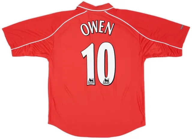 Reebok 2000-02 Liverpool Home Shirt Owen #10 - 6/10 - (L)