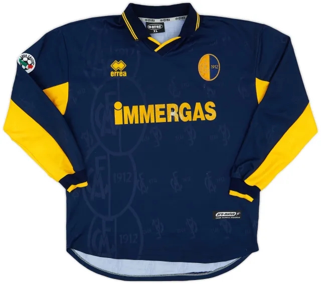 Errea 2002-03 Modena Away L/S Shirt - 5/10 - (XL)