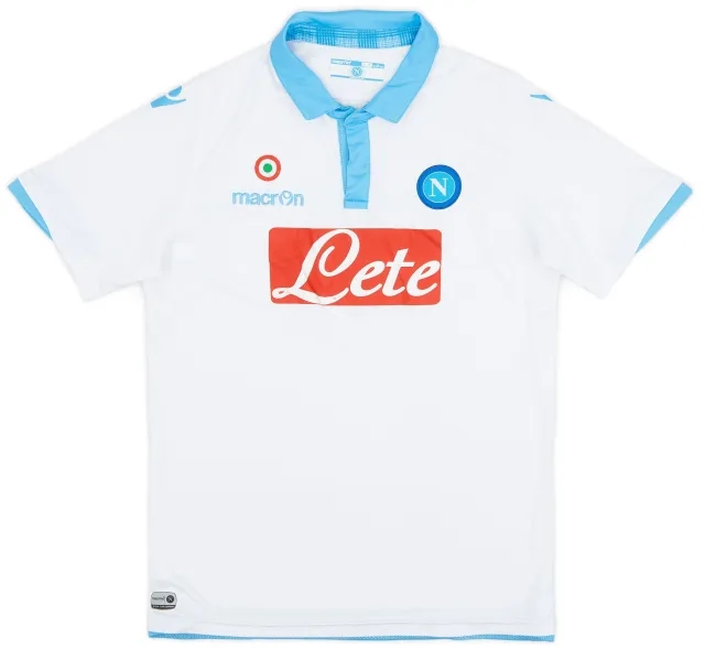 Macron 2014-15 Napoli Third Shirt - 6/10 - (XL.Boys)