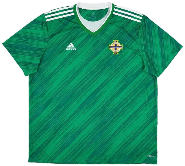 adidas 2020-22 Northern Ireland Home Shirt - 8/10 - (XXL)