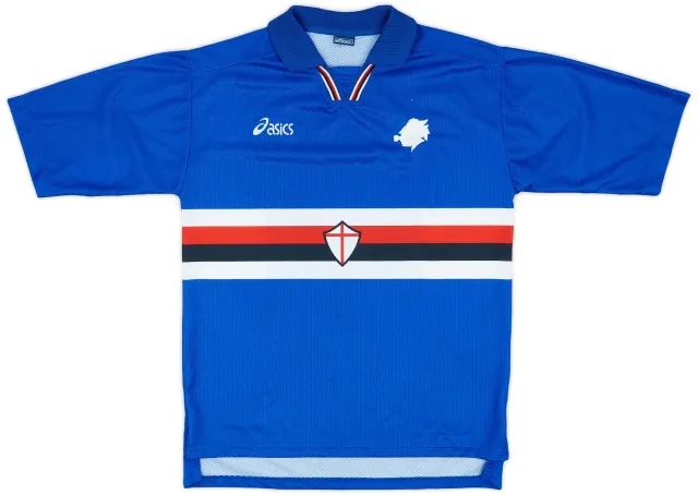 Asics 1996-97 Sampdoria Home Shirt - 8/10 - (XL)