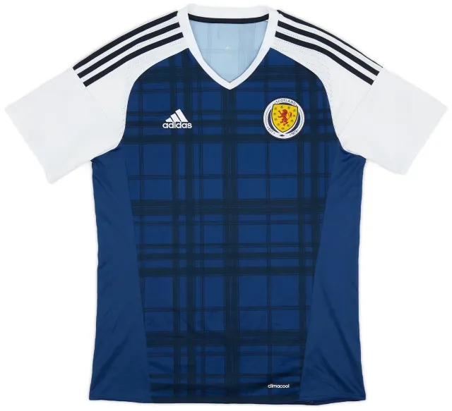adidas 2015-17 Scotland Home Shirt - 8/10 - (M)