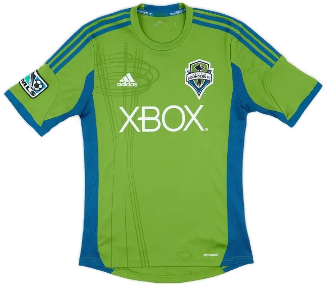 adidas 2013-14 Seattle Sounders Home Shirt - 6/10 - (S)