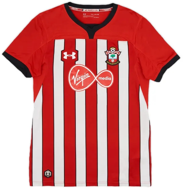 Under Armour 2018-19 Southampton Home Shirt - 6/10 - (XL.Boys)